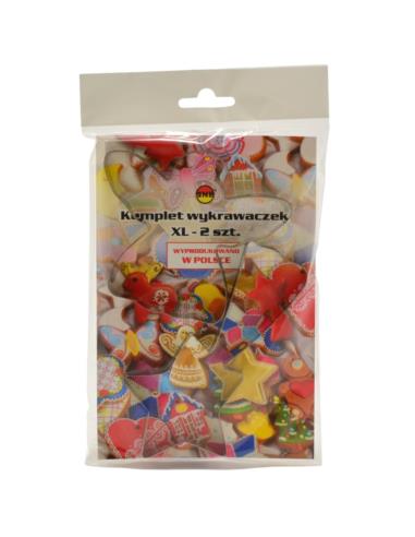 Wykrawaczki do ciastek 2szt XL mix