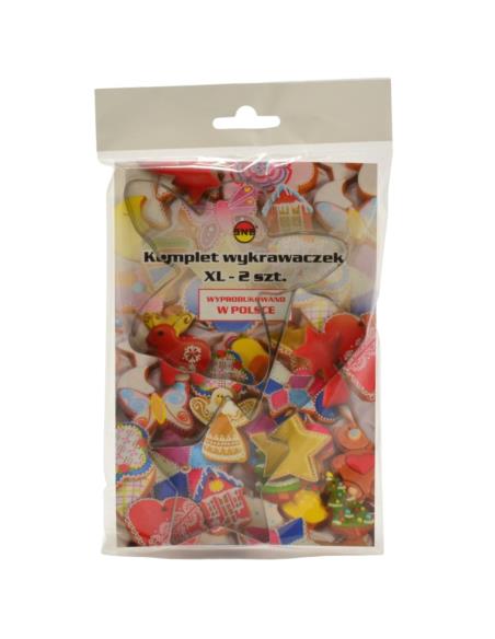 Wykrawaczki do ciastek 2szt XL mix