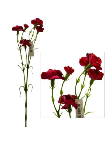 Kwiat sztuczny Goździk 65cm 07.4004 MIX