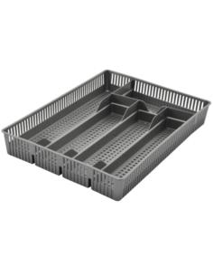 Wkład do szuflad 23x31cm ażurowy srebrny