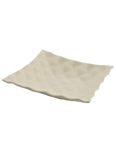 Salaterka ceramiczna kwadrat poduszka 25cm C-957szb
