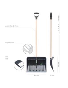 Łopata plastikowa do śniegu 41cm