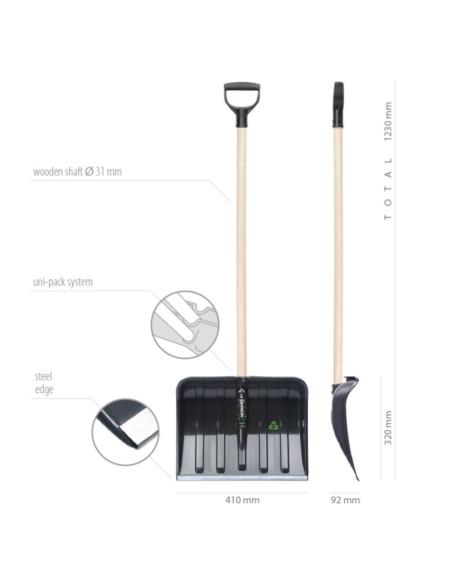 Łopata plastikowa do śniegu 41cm