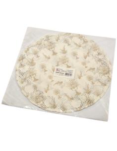 Serwetki ażurowe 33cm 6szt D2713 mix