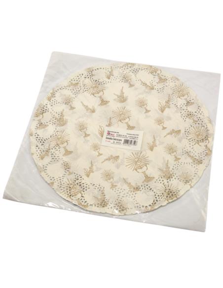 Serwetki ażurowe 33cm 6szt D2713 mix