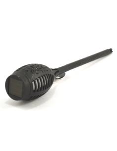 Lampka solarna czarna 50cm ASC21009 zdobiona