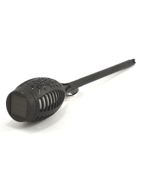 Lampka solarna czarna 50cm ASC21009 zdobiona