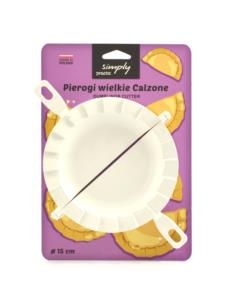 Forma do pierogów plastikowa Calzone biała