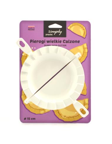 Forma do pierogów plastikowa Calzone biała