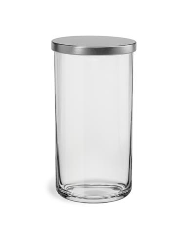 Pojemnik szklany Tidy z metalowa pokrywką h:20cm 35583