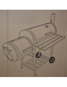 Grill ogrodowy z pokrywą 3 półki SK-30A 2