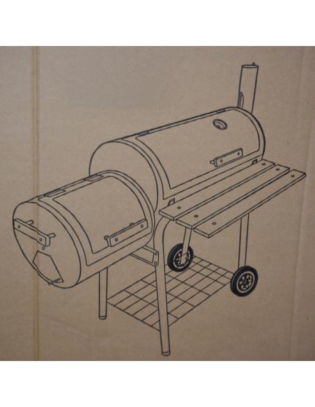 Grill ogrodowy z pokrywą 3 półki SK-30A