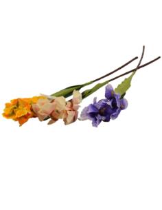 Kwiat sztuczny Irys 74cm 07.8510 mix