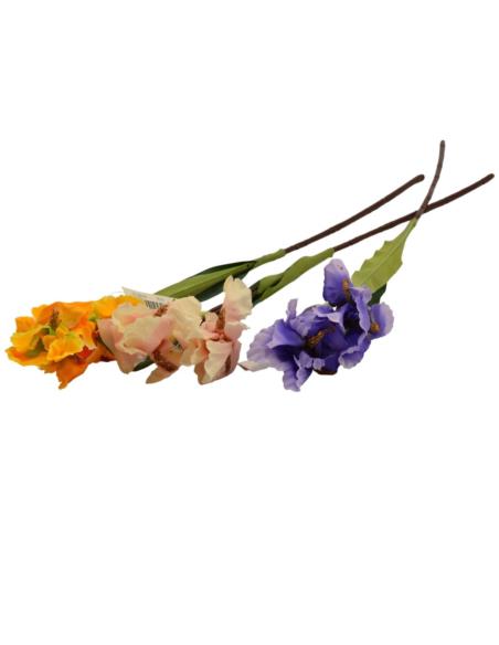 Kwiat sztuczny Irys 74cm 07.8510 mix