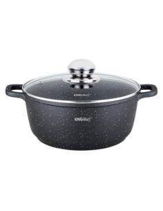 Garnek 24cm 4,5L z pokrywką Kinghoff KH-1595