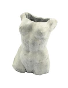 Doniczka betonowa 18x13x27cm kobiecy tors