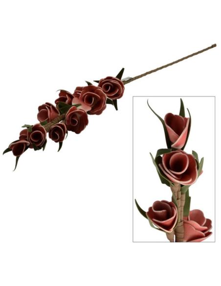 Gałązka ozdobna Róża 95cm piankowa FLLY034 mix