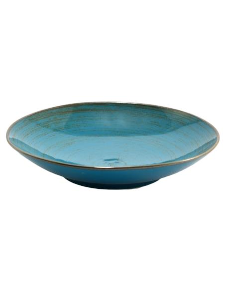Talerz Bogucice Nostalgia Lazur głęboki 22cm