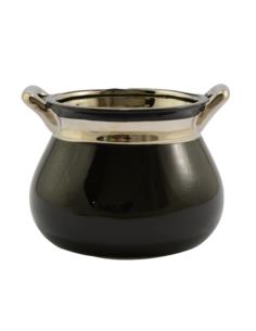 Wazon ceramiczny 14cm czarny