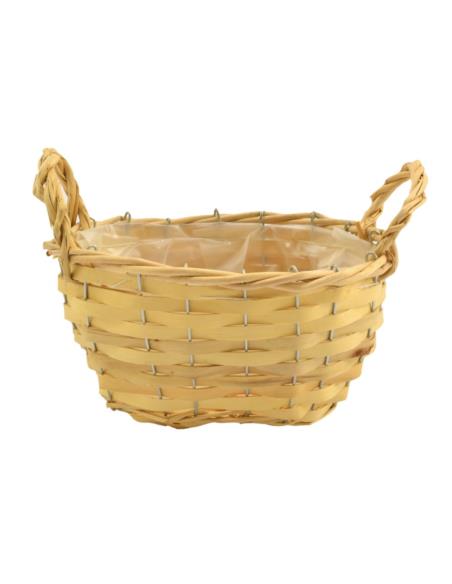 Koszyk pleciony owal 24x17x13cm DRV477
