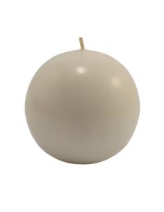 Świeca kula 10cm 15072 biała/czerwona mix 2