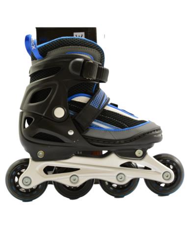Rolki B-S136TA 34-37 czarno-niebieskie