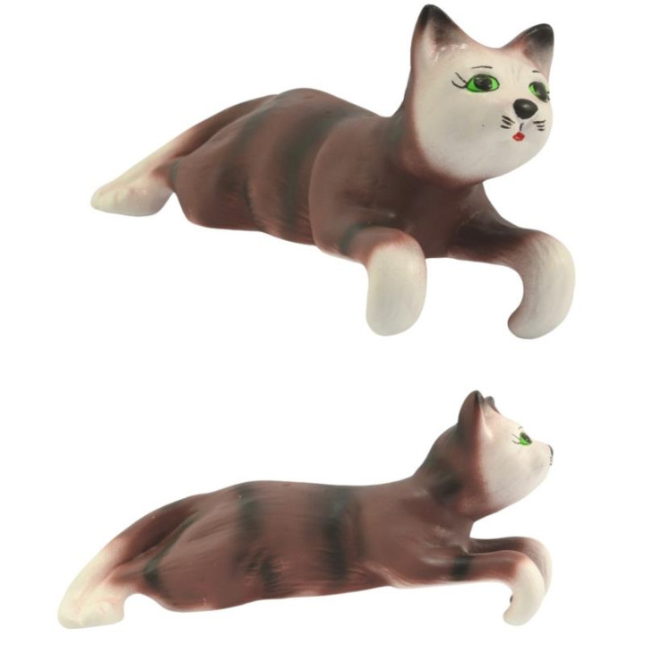 Figurka Kot leżący 501 mix