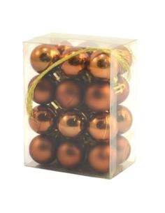 Bombki 24szt 3cm miedziane PB-324