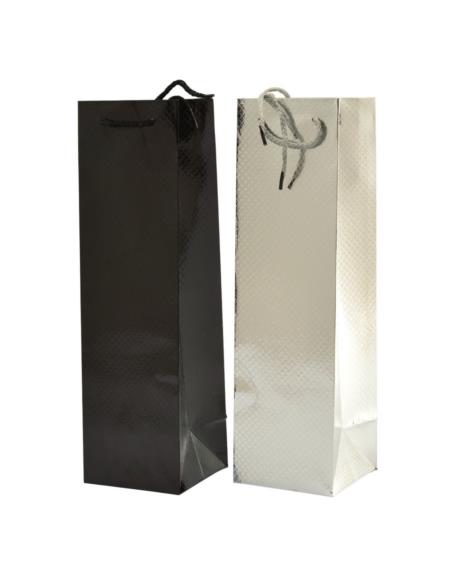 Torebka ozdobna 36x12x9cm butelkowa mix