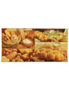 Panel PVC 95x49cm kafelki pieczywo 13991
