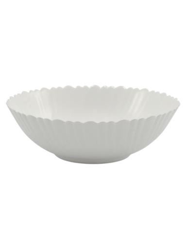 Salaterka szklana 23cm Opal Carbo biała