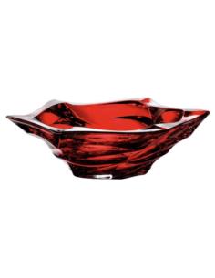 Salaterka kryształ Bohemia Flamenco Red 33cm