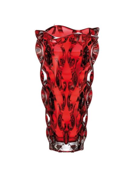 Wazon kryształ Bohemia Samba Red 30,5cm