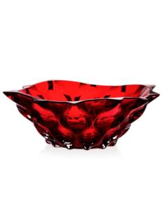 Salaterka kryształ Bohemia Samba Red 30,5cm