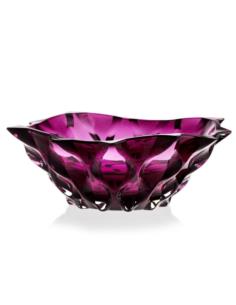 Salaterka kryształ Bohemia Samba Purple 30,5cm