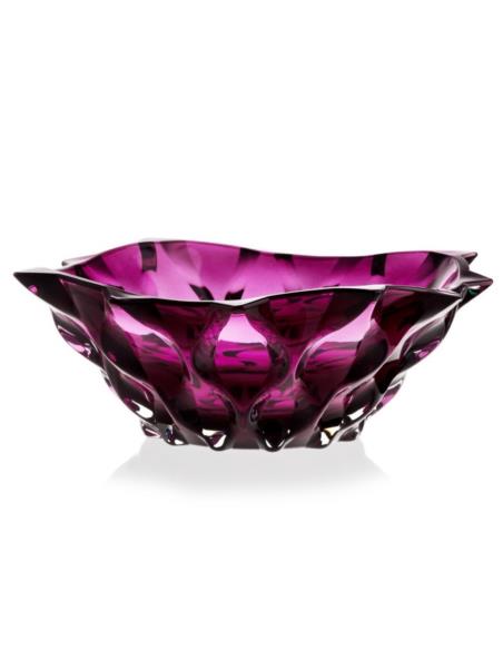 Salaterka kryształ Bohemia Samba Purple 30,5cm