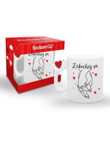 Kubek 300ml Walentynki "Zakochaj się"