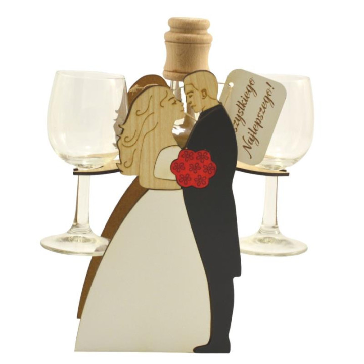 Karafka szklana Para Młoda 0,5L 12x10x22cm 742