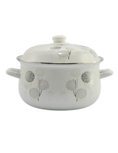 Garnek emalia dmuchańce 5L 24cm z pokrywką