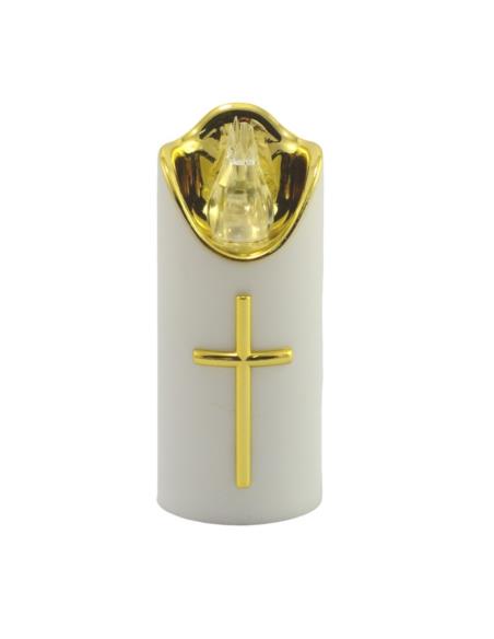 Świeca biała LED 12,5cm Cortina biały