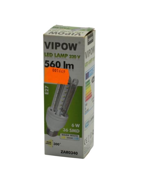Żarówka  LED 3U 6W E27 3000K 230V 560lm