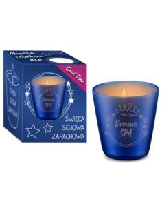 Świeca zapachowa w szkle mleko z miodem "Domowe SPA"