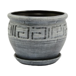 Doniczka ceram.z podst. Grecka 21 MIX