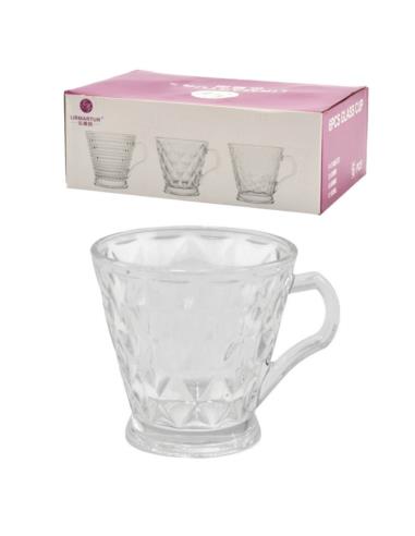 Kubki 6 sztuk 180ml przeźroczyste