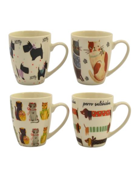 Kubek ceramiczny 250ml zwierzęta mix