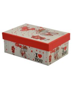Pudełko ozdobne 18x12x7cm Love
