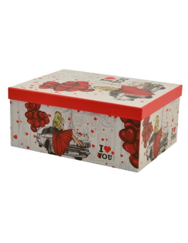 Pudełko ozdobne 33x25x15cm Love