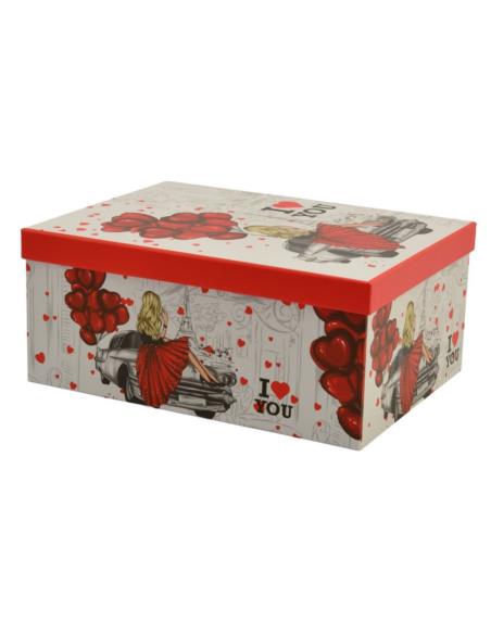 Pudełko ozdobne 33x25x15cm Love