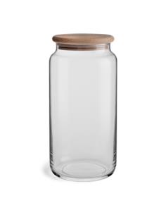 Pojemnik Kalle 1300ml h:20cm z drewnianą pokrywką 35685