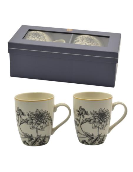 Kubki 2 sztuki 350ml ceramiczne Divine